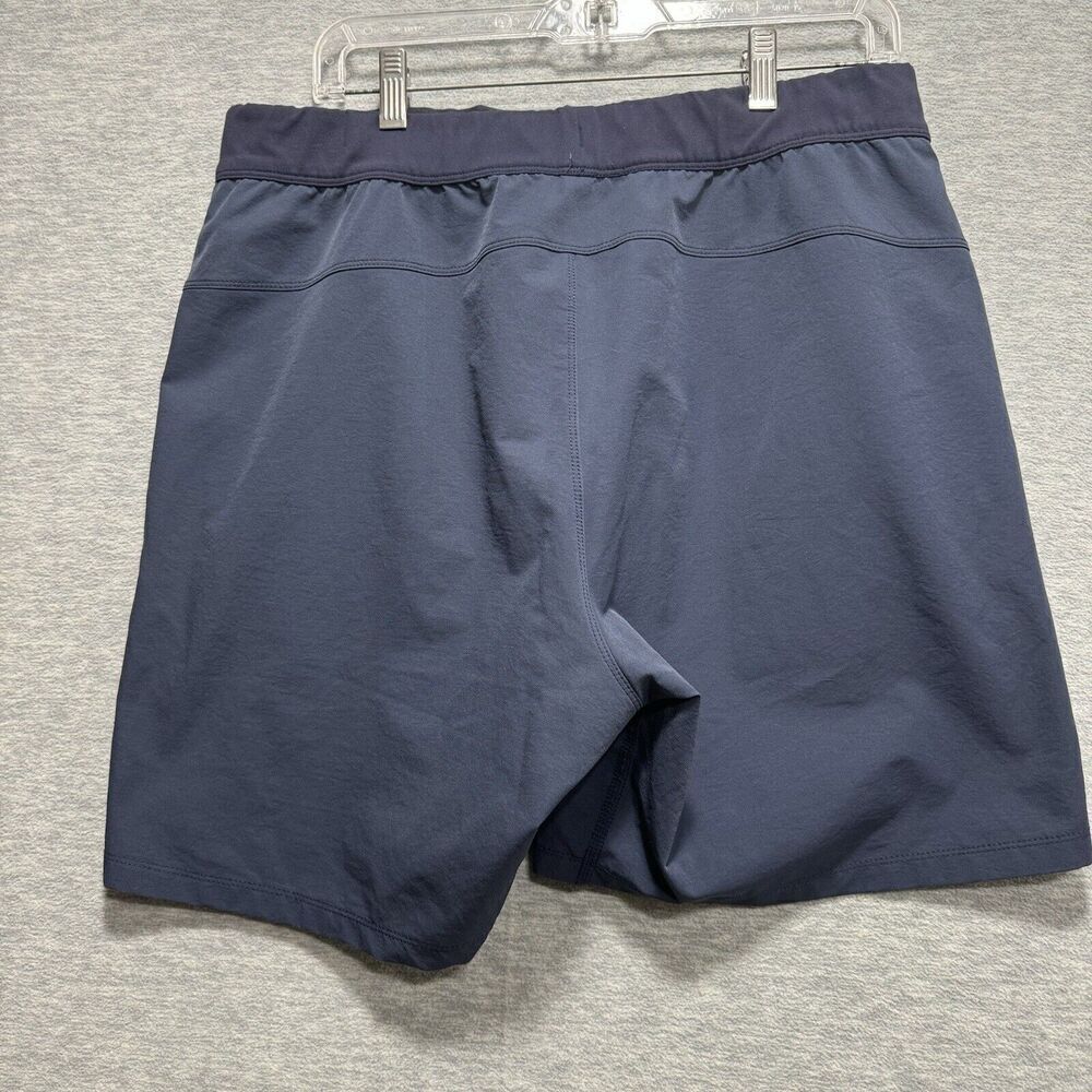 Public Rec Shorts Mens Size 36 Flex Casual Performance Stretch Navy Blue Spandex - Picture 6 of 9